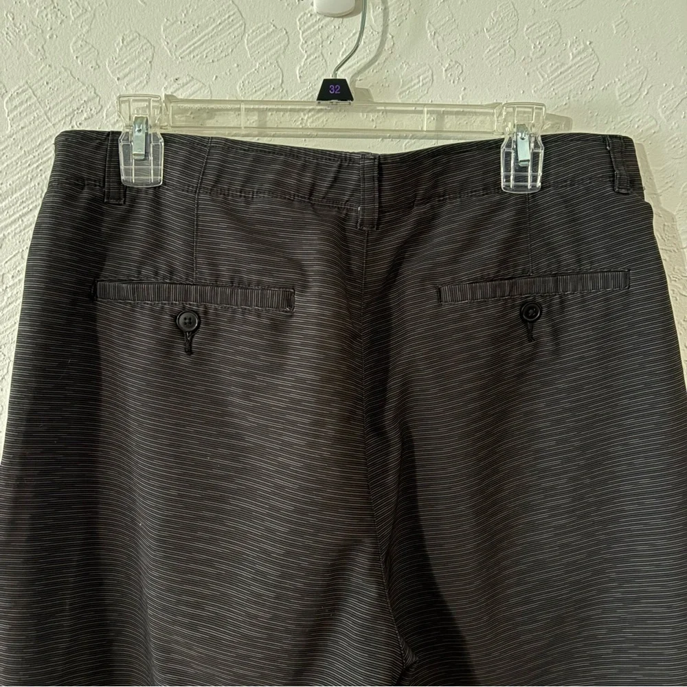 Lot Of 2 Bolle Casual Chino Shorts Mens 34‎ Black Brown Khaki Performance Pocket